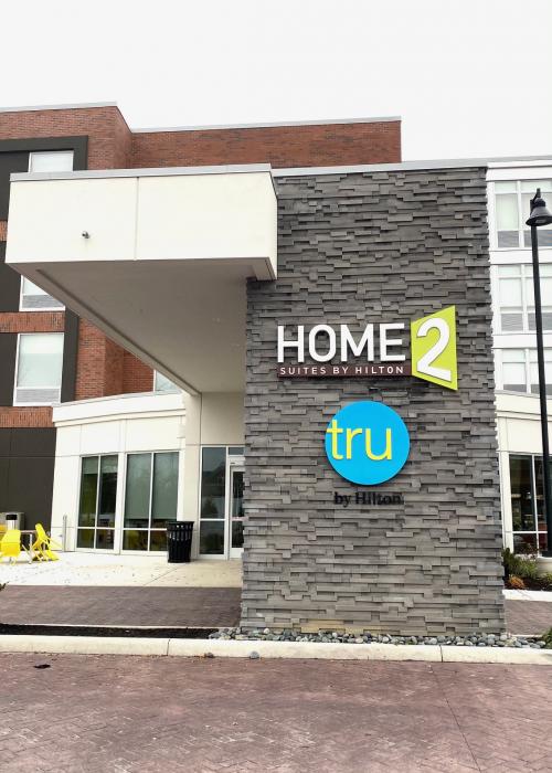Outdoor photo of Home2 Tru Hotel in Columbus, Ohio