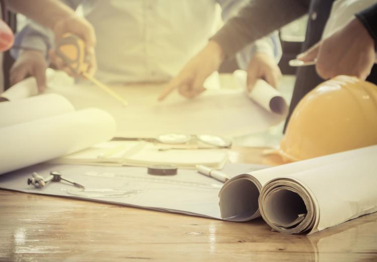 Furniture installers review blueprints