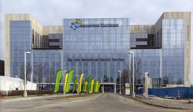Hospital furniture installation at Nationwide Children’s Hospital