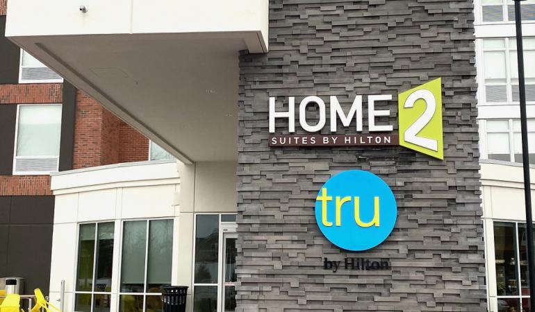 Outdoor photo of Home2 Tru Hotel in Columbus, Ohio
